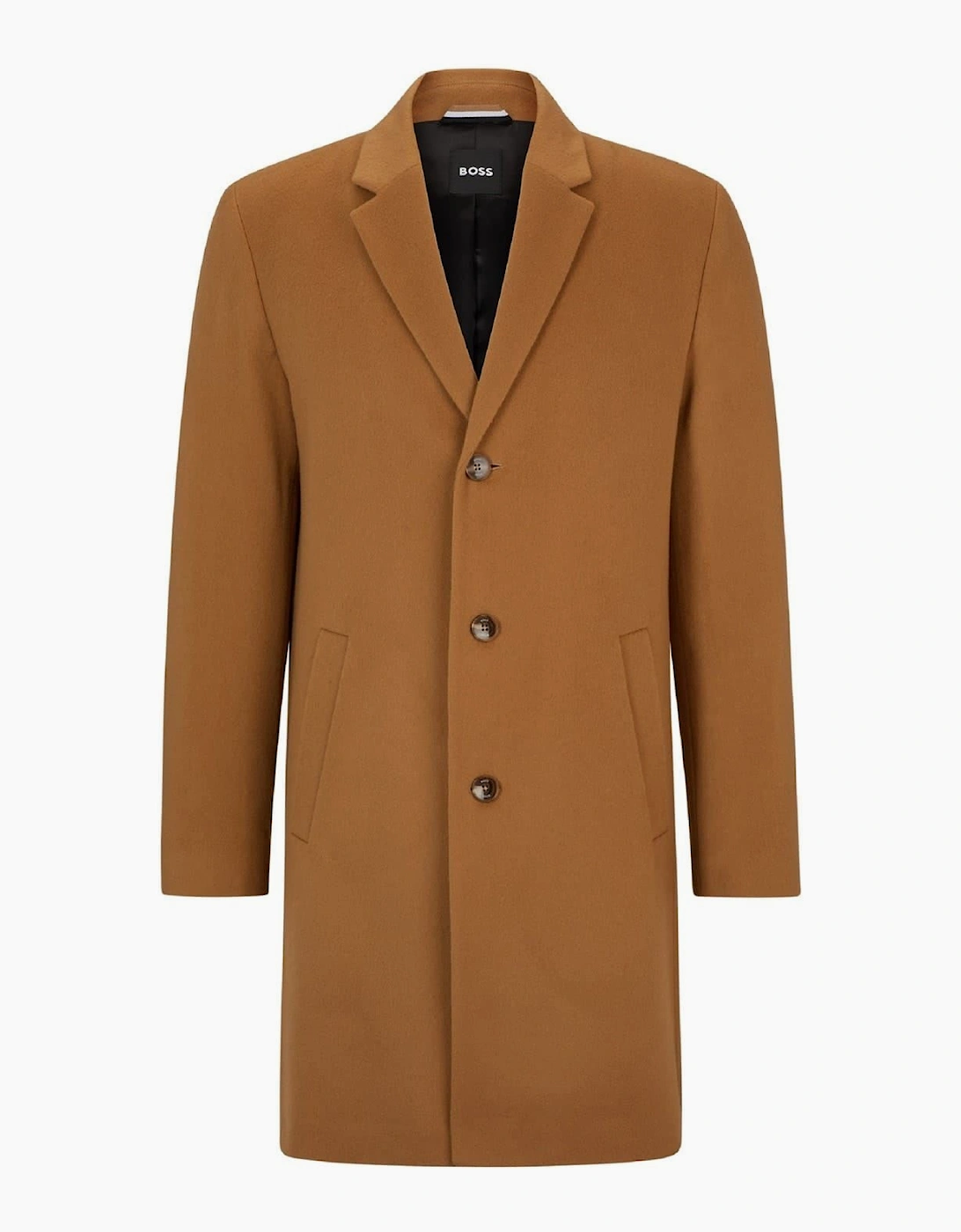 Hyde Solid Patterned Notch Collar Trench Coat
