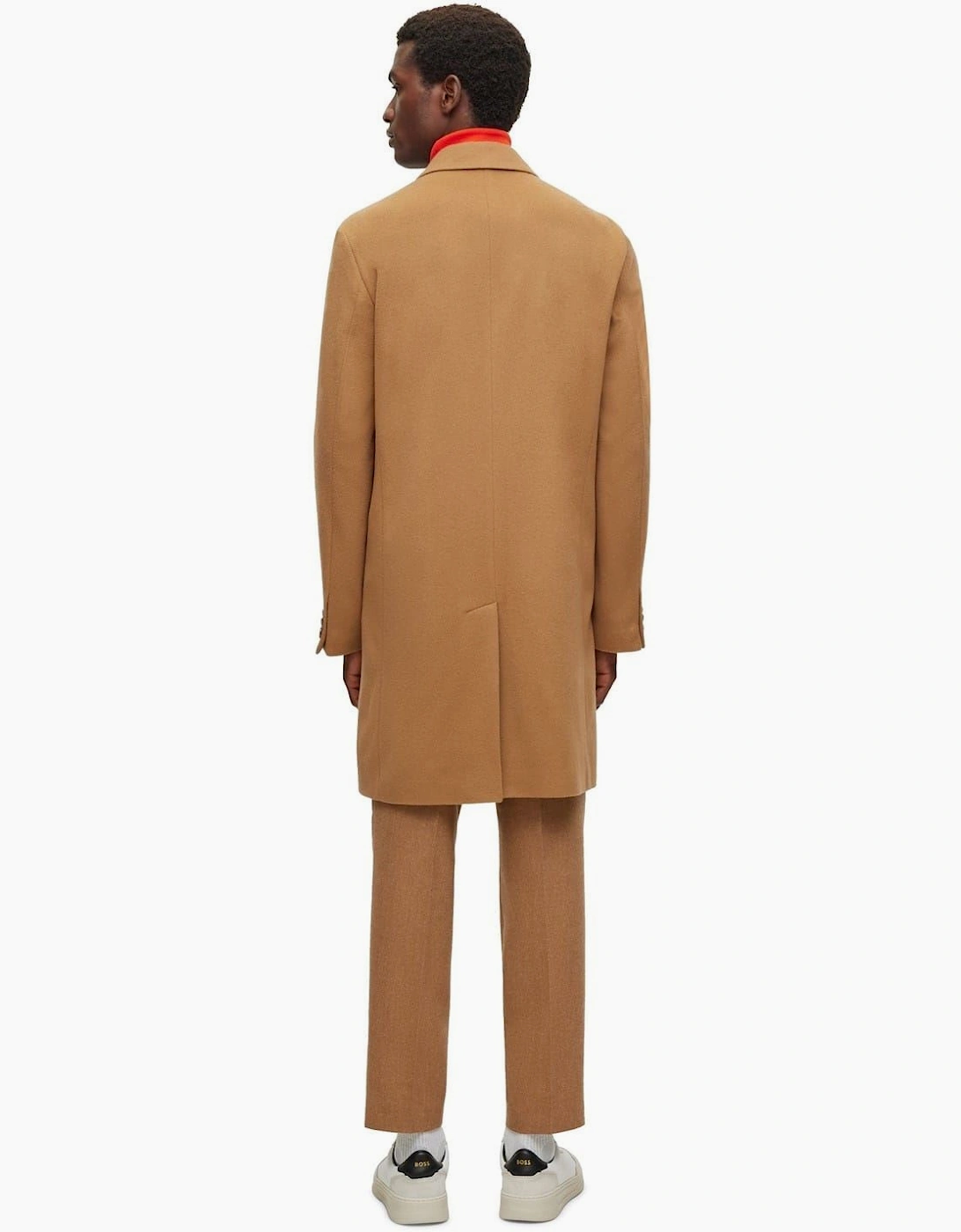 Hyde Solid Patterned Notch Collar Trench Coat, 4 of 3