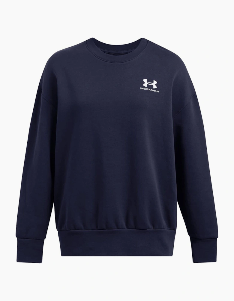 Oversize Fit Crew Neck Long Sleeve Sweatshirt