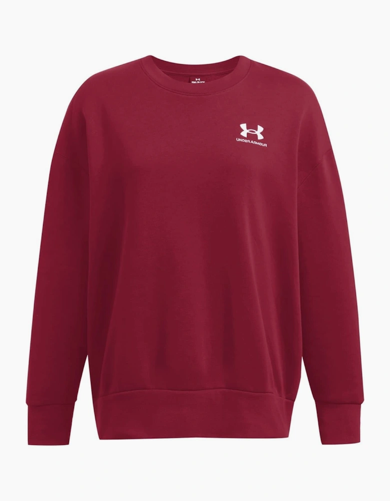 Oversize Fit Crew Neck Long Sleeve Sweatshirt
