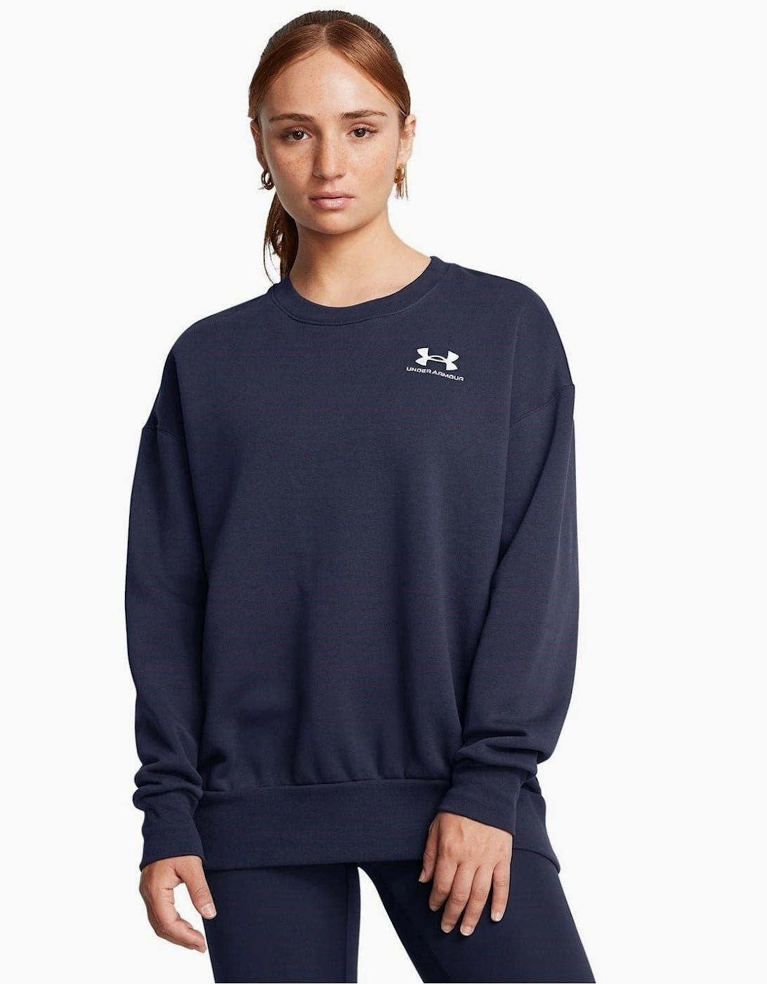 Oversize Fit Crew Neck Long Sleeve Sweatshirt