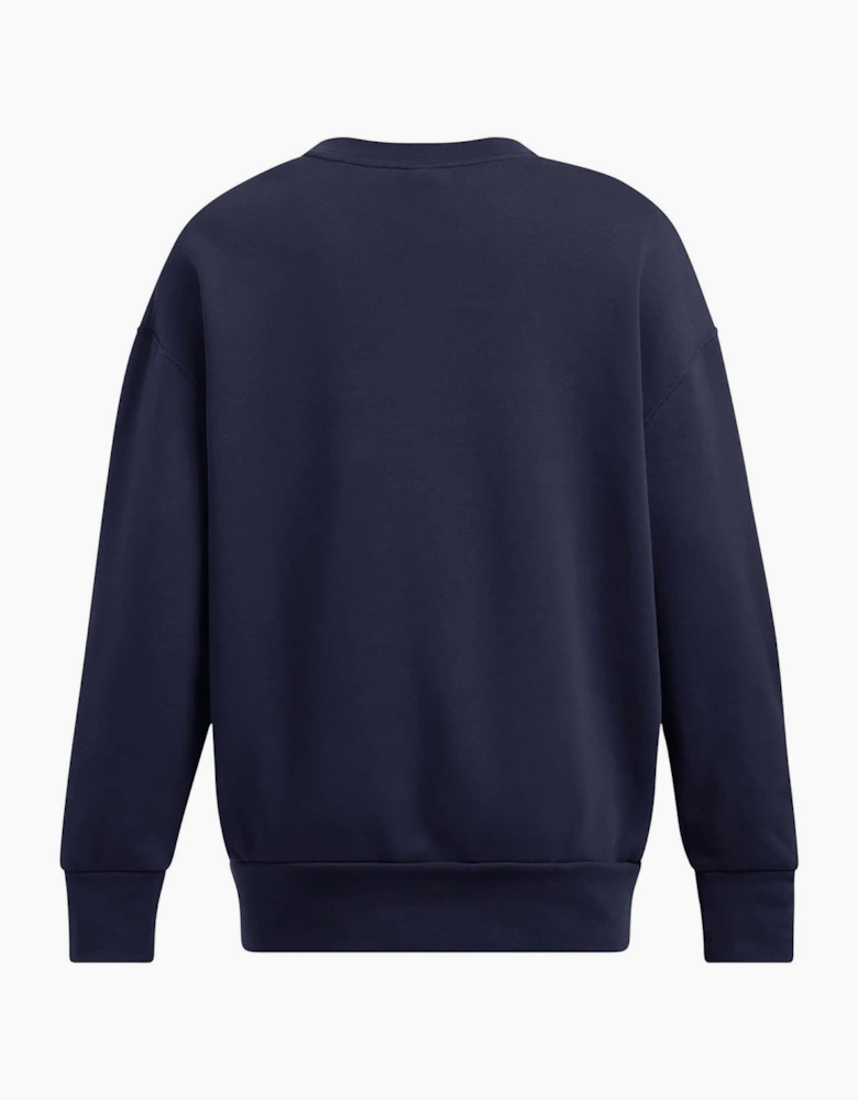 Oversize Fit Crew Neck Long Sleeve Sweatshirt