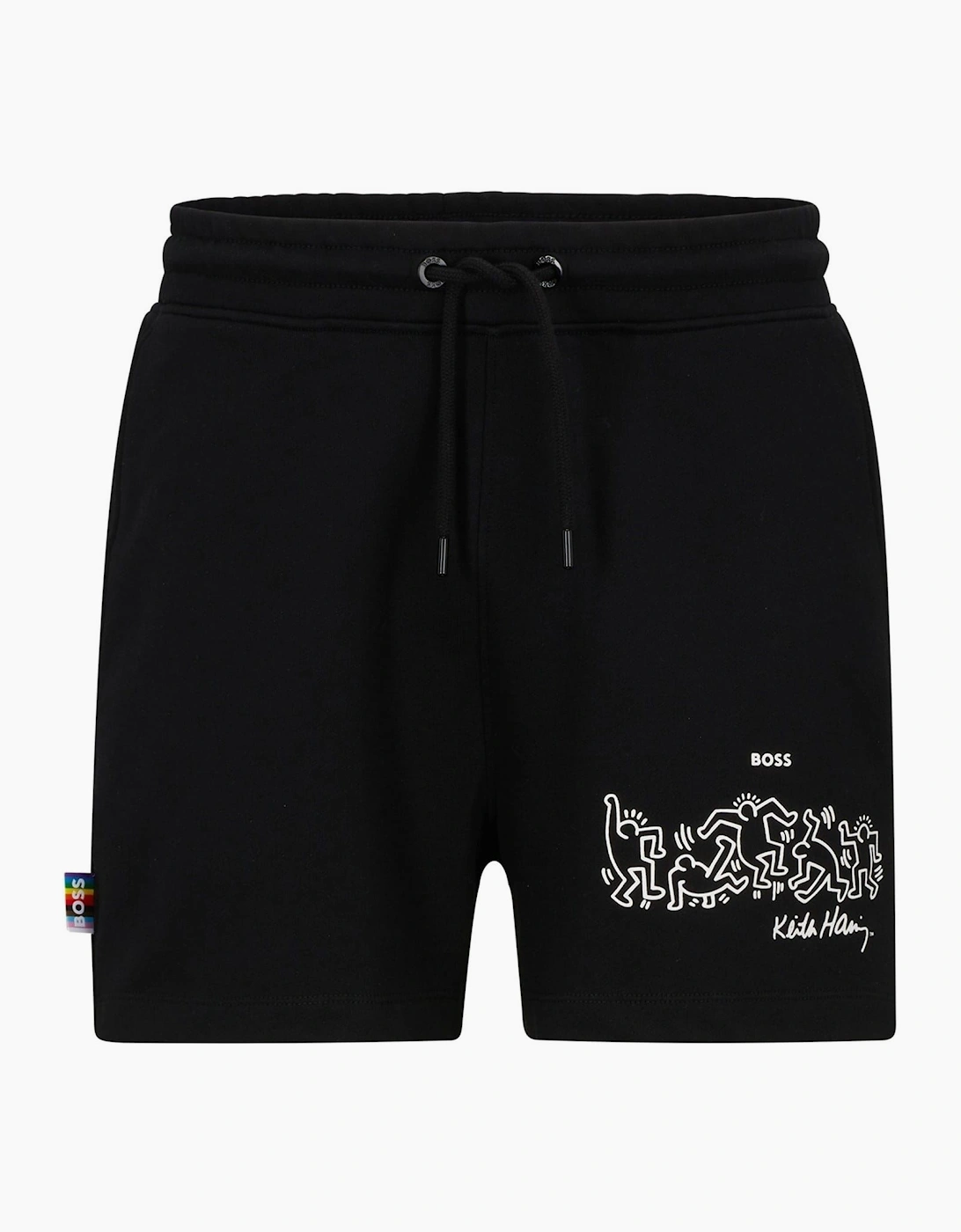 Regular Fit Graphic Print Athletic Shorts