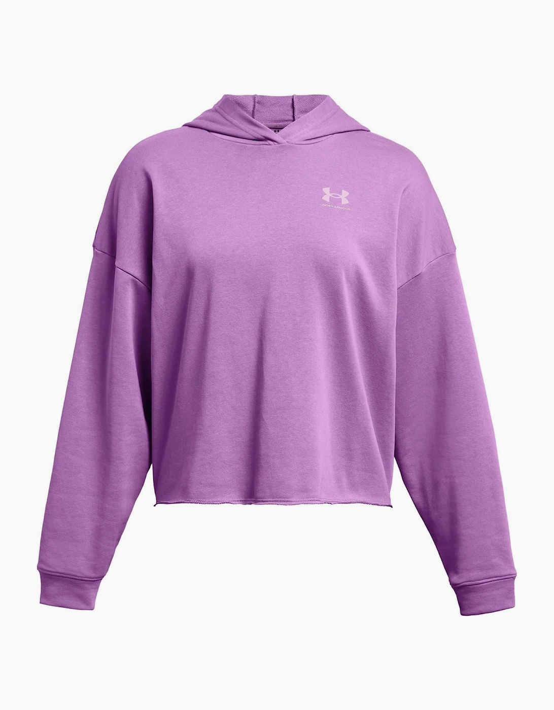 Under Armour Women's Purple Rival Terry Crew Sweatshirt - Size 8