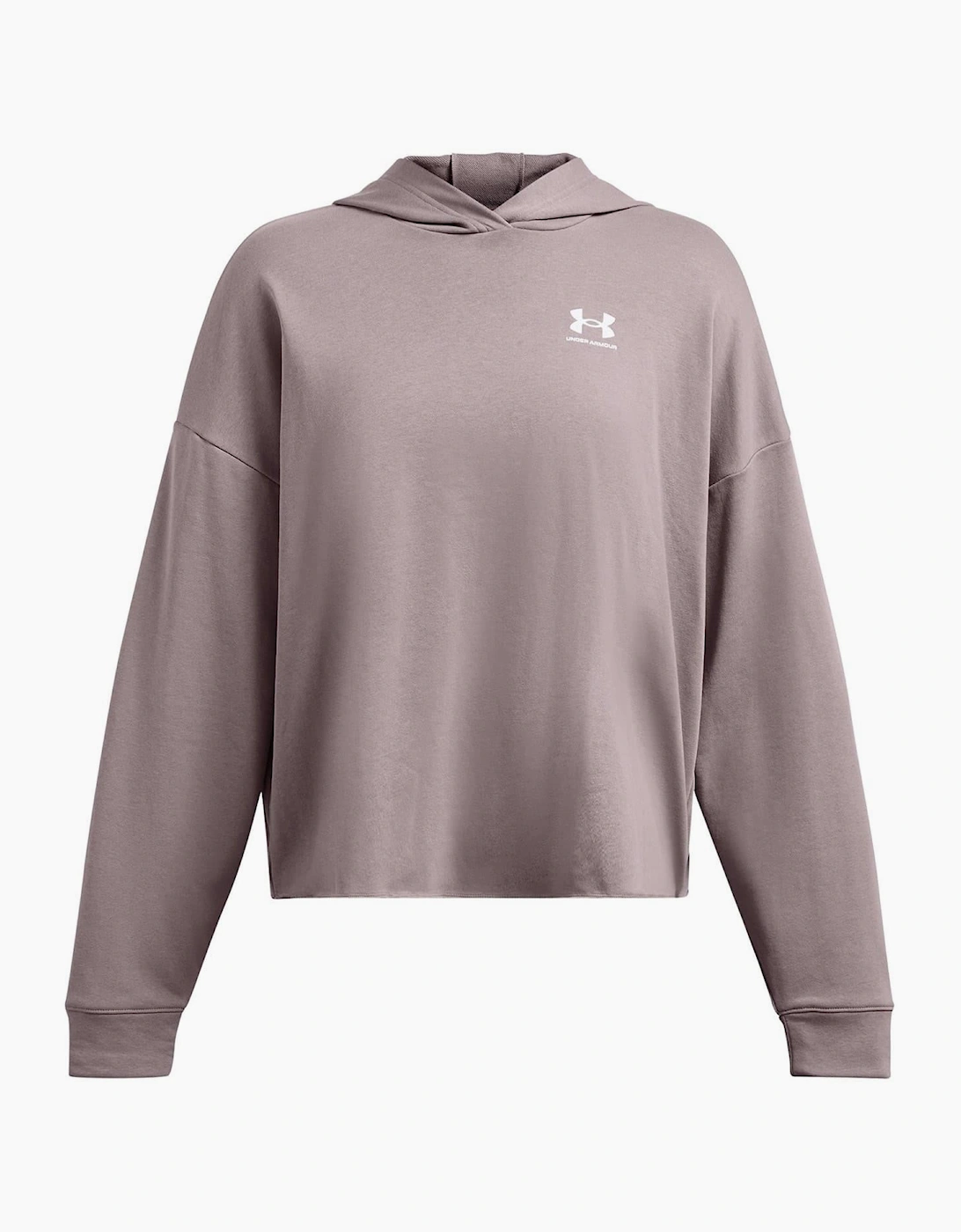Under Armour Women's Grey Rival Terry Crew Sweatshirt - Size 14