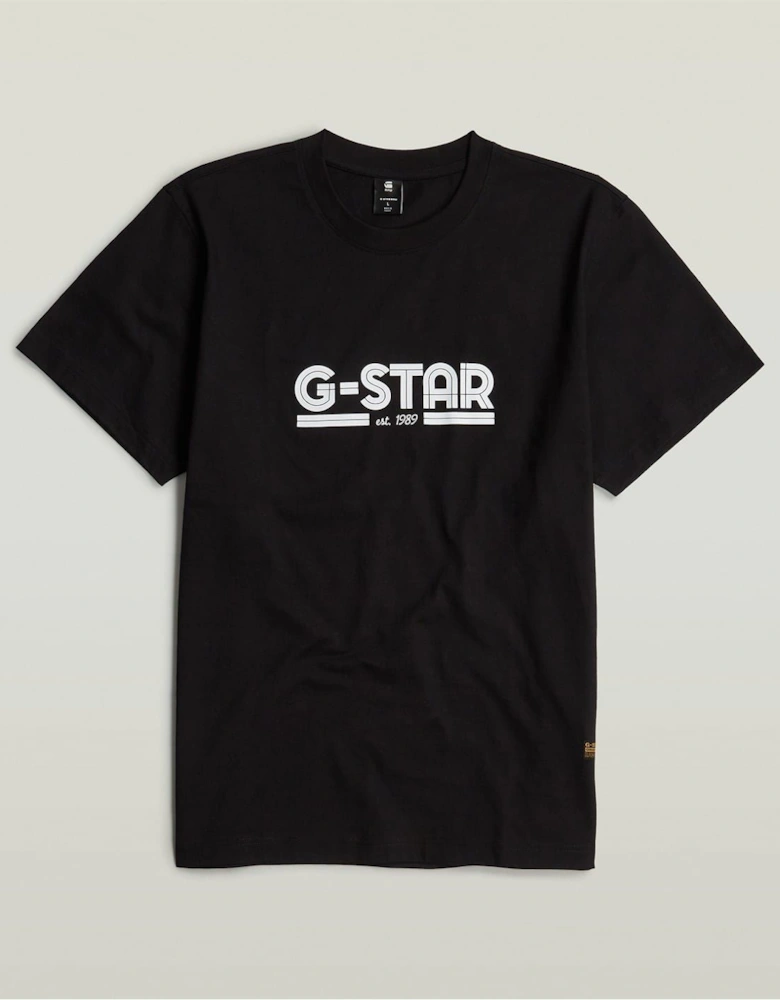 Line Script Lettering Regular Fit T-Shirt