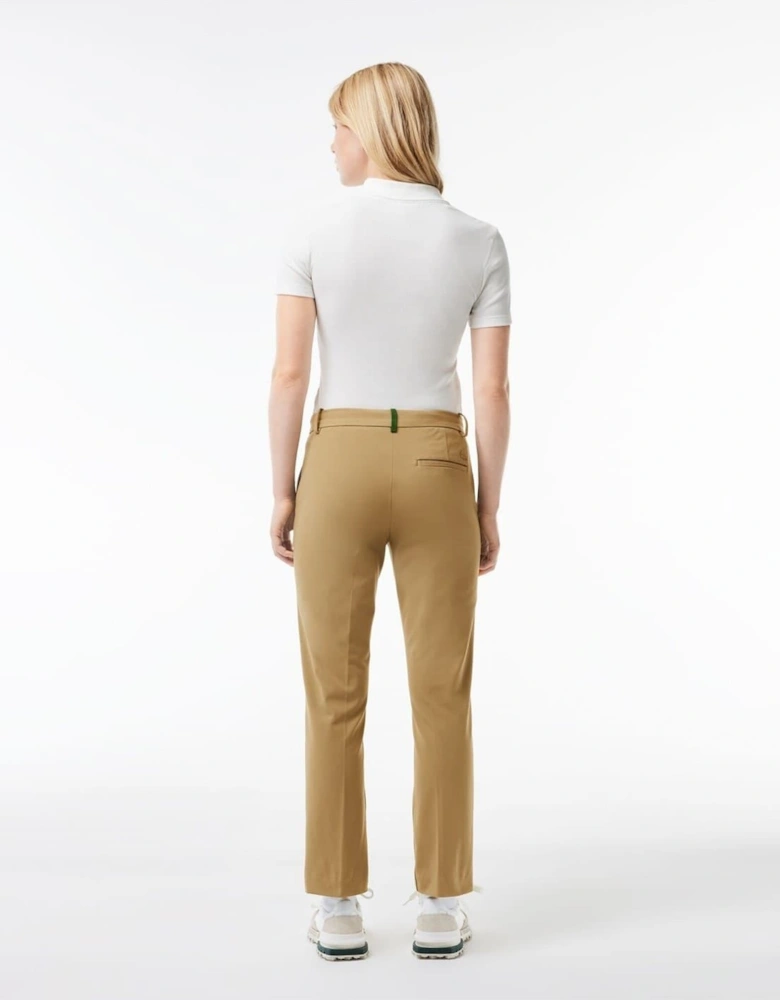 Solid Patterned Straight Chinos