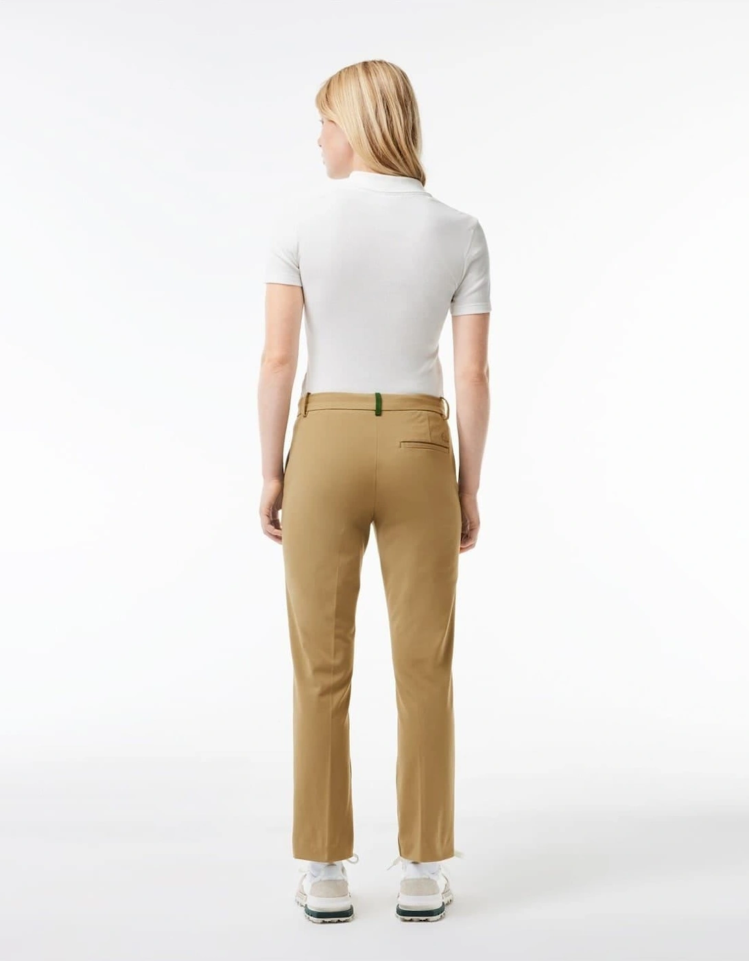 Solid Patterned Straight Chinos