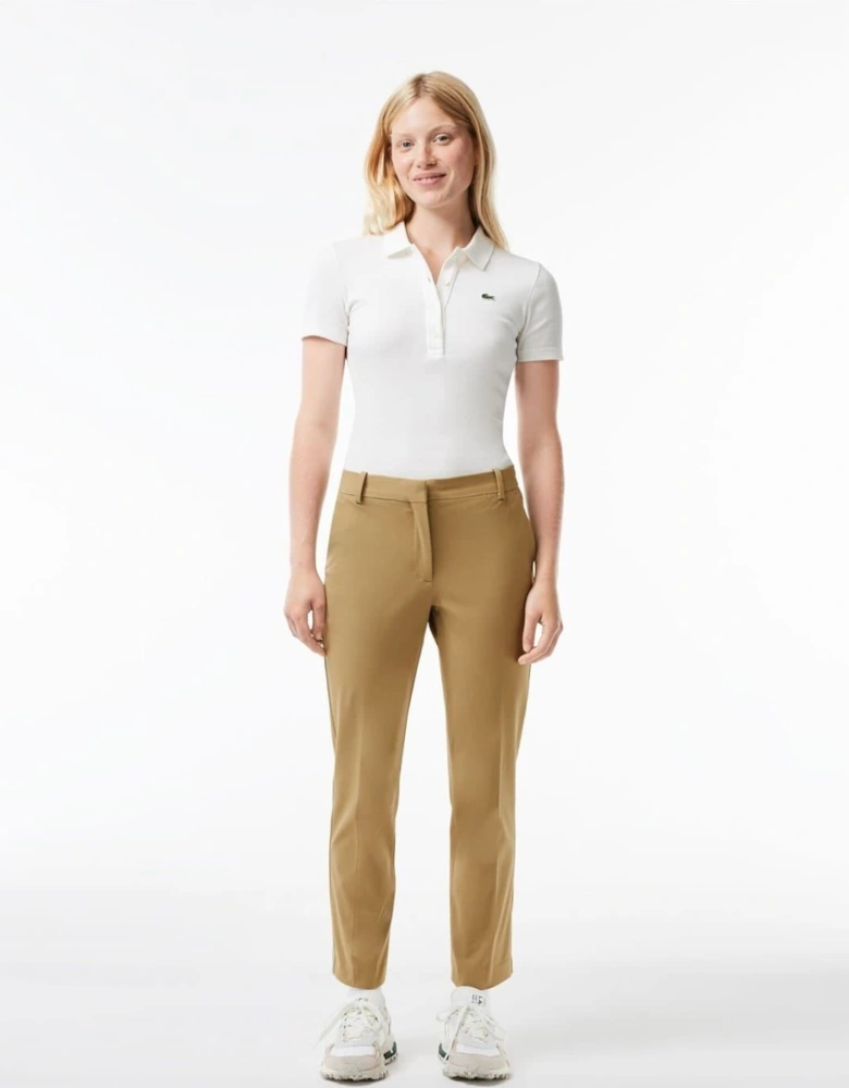 Solid Patterned Straight Chinos