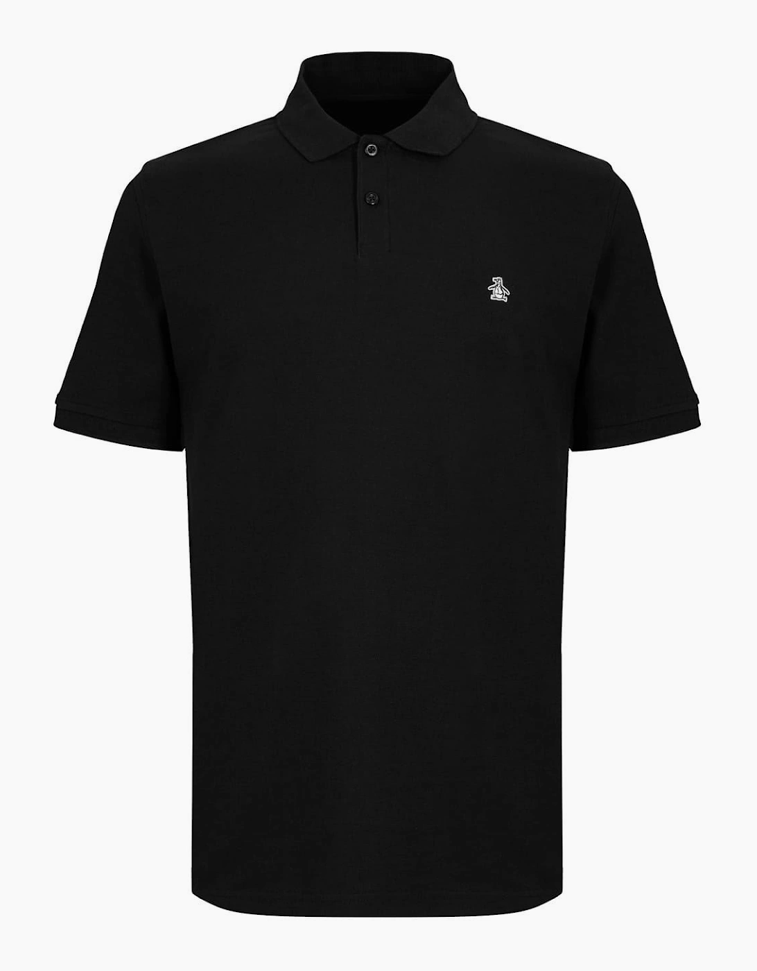 Original Penguin Men's Black Sleeve Polo Shirt - Size 36