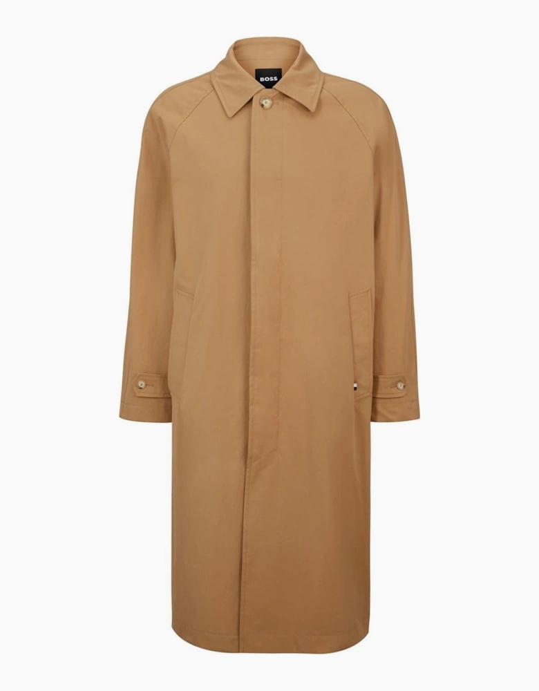 Solid Patterned Regular Fit Overcoat