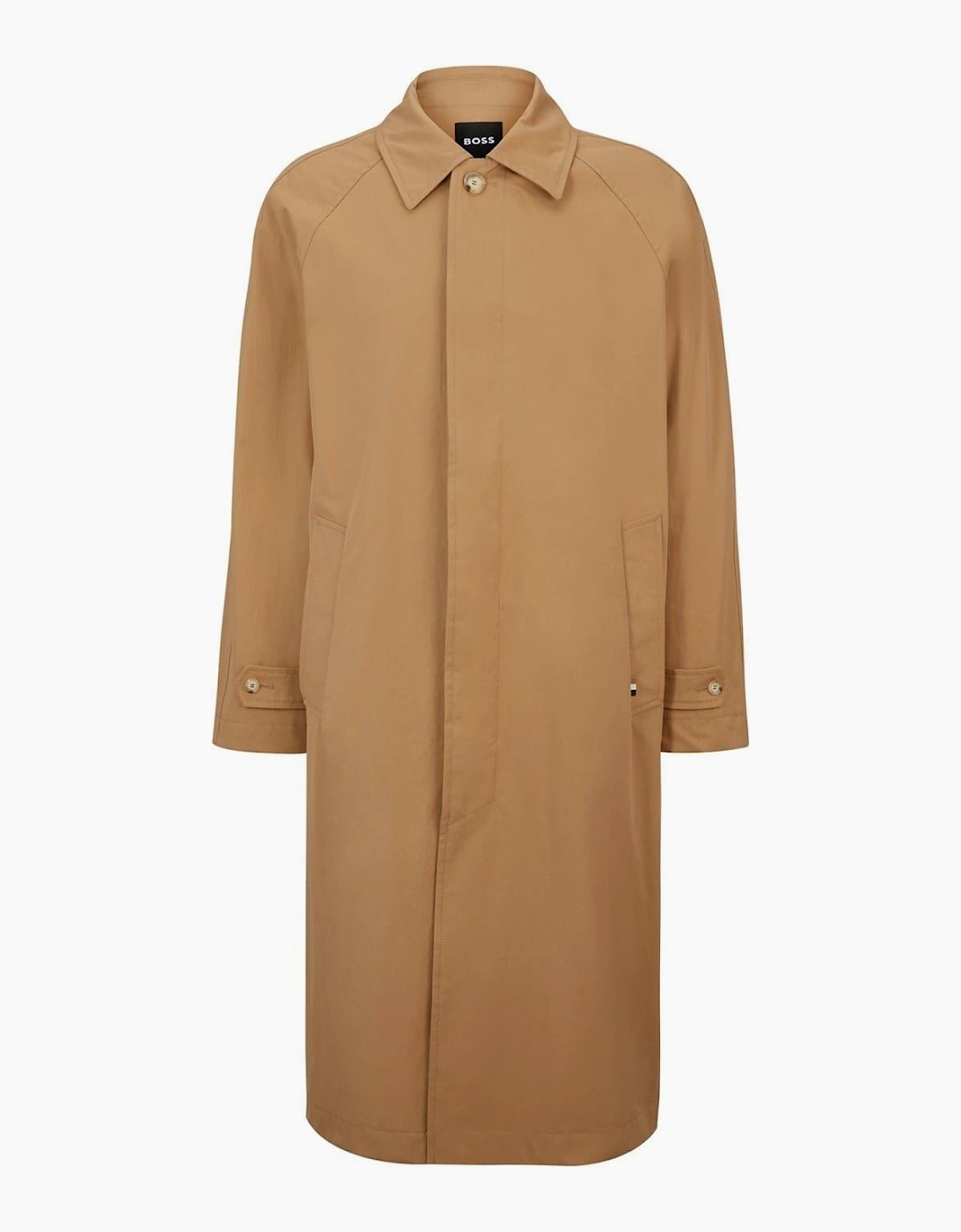 Solid Patterned Regular Fit Overcoat, 7 of 6