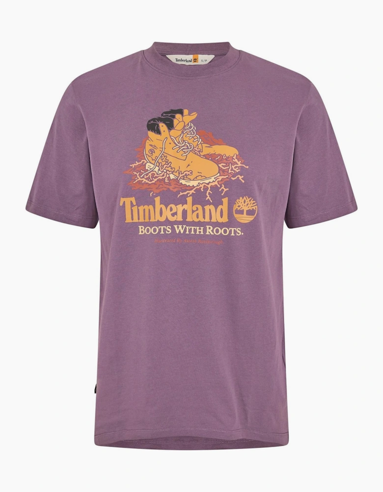 Front Boot Graphic Regular Fit T-Shirt