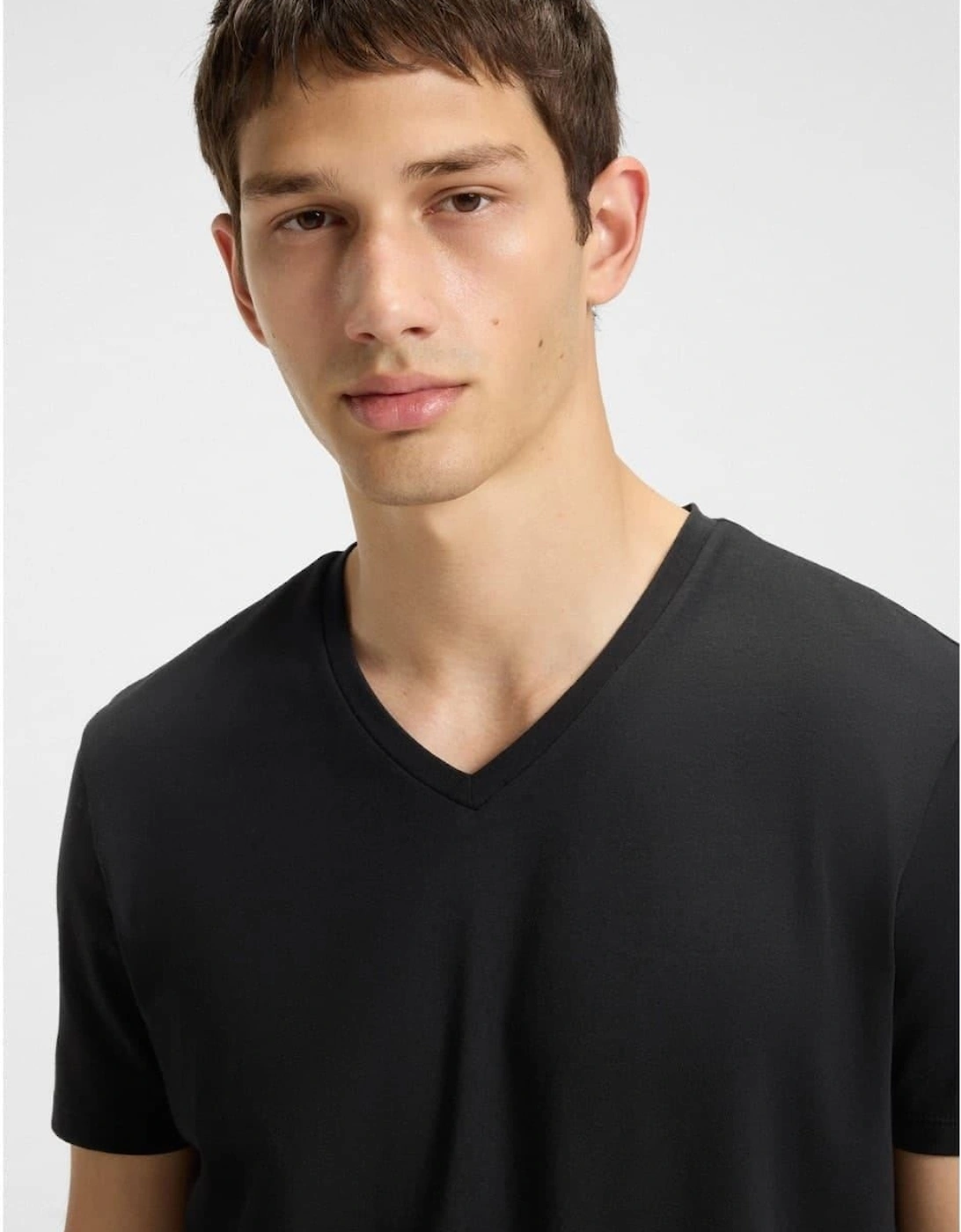 Sleeve V Neck T-Shirt