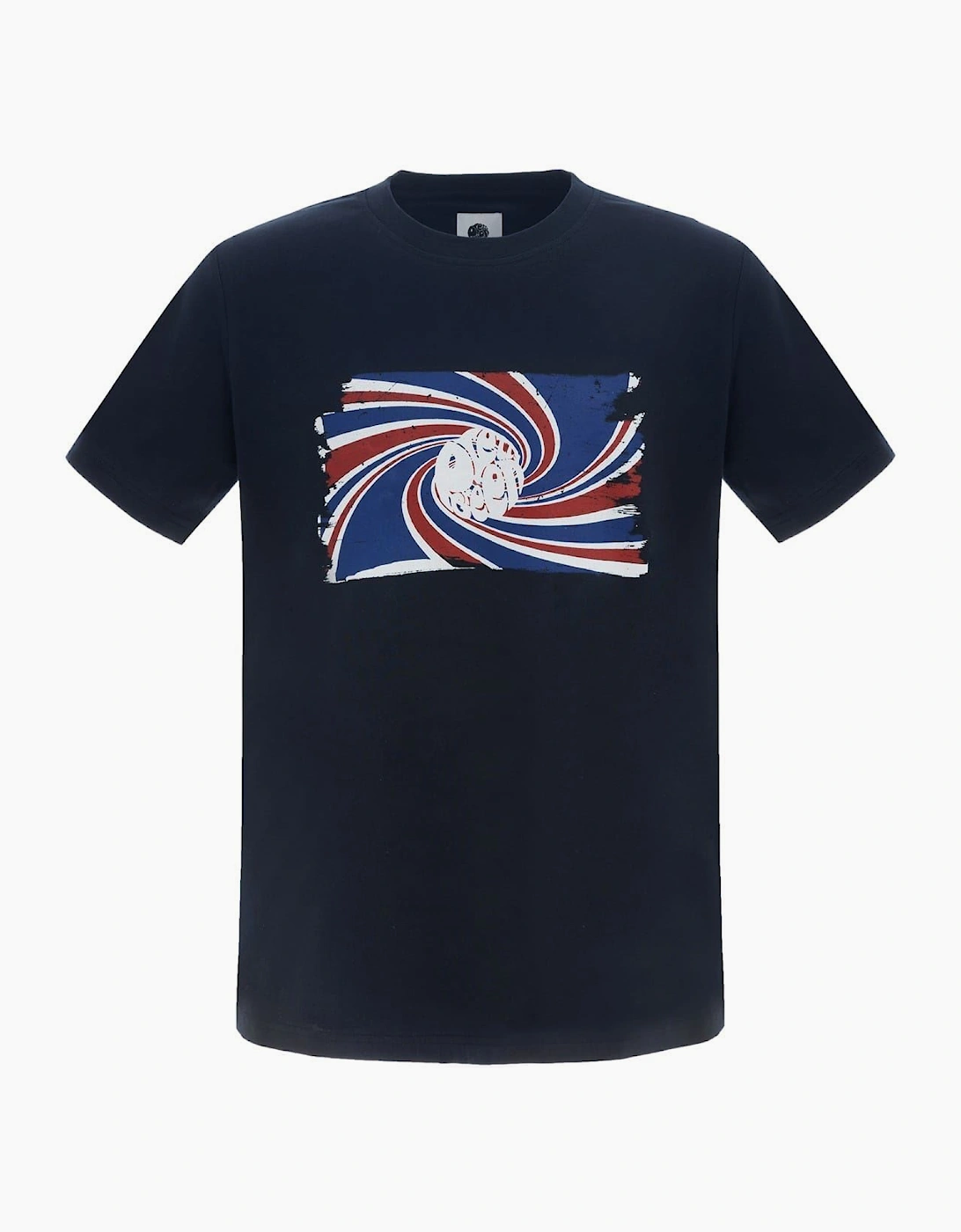 Swirl Logo Print Regular Fit T-Shirt, 4 of 3