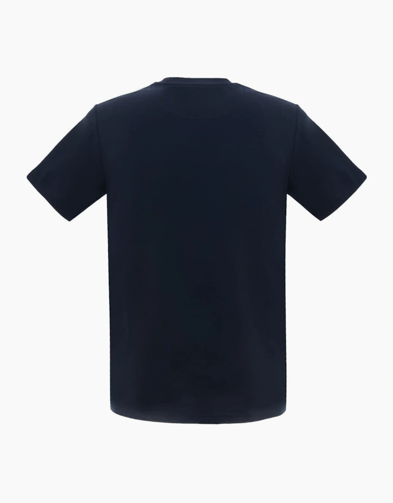 Swirl Logo Print Regular Fit T-Shirt
