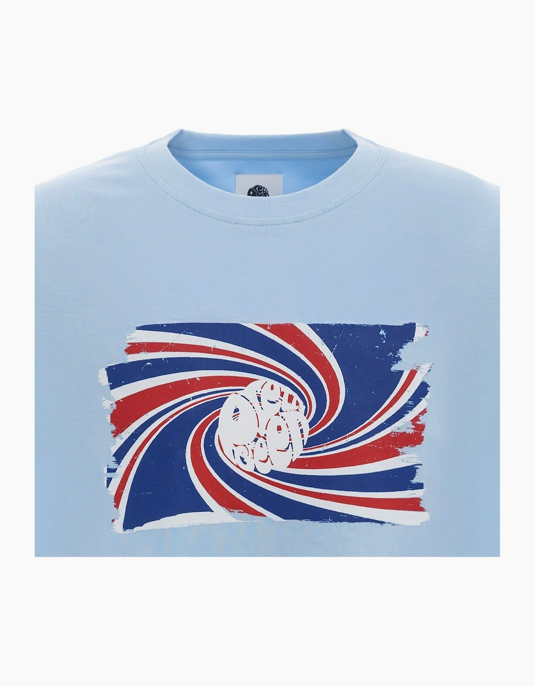 Swirl Logo Print Regular Fit T-Shirt