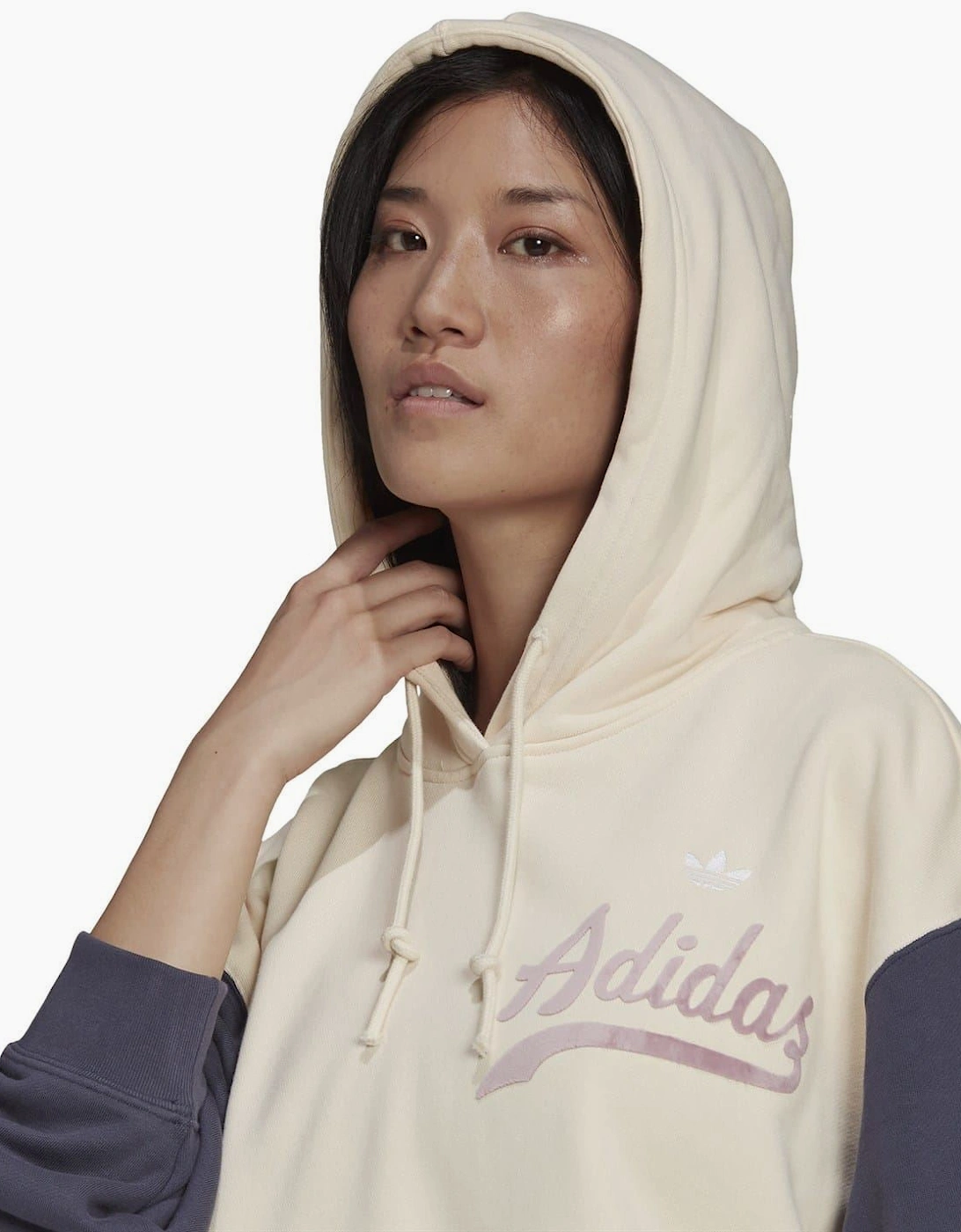 Cropped Hooded Relaxed Fit Sweatshirt