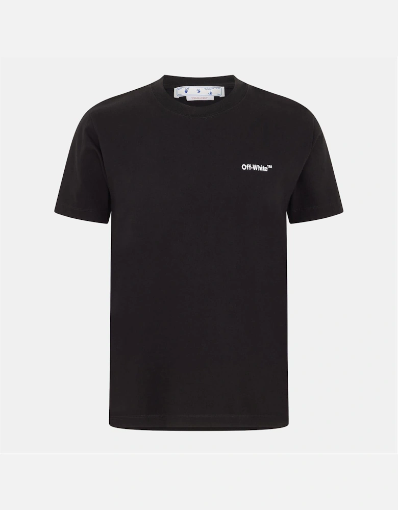 Helvetica Logo Slim Fit Lettering T-Shirt