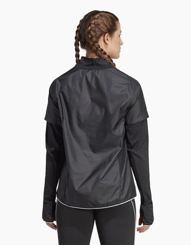 Regular Fit High Neck Windbreaker Jacket