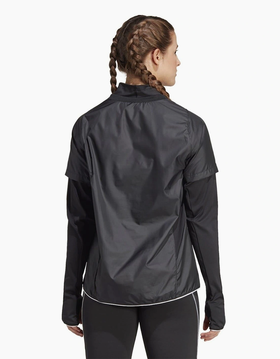 Regular Fit High Neck Windbreaker Jacket