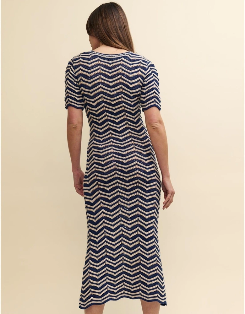 Ss Scoop Neck Midi T-Shirt Dress