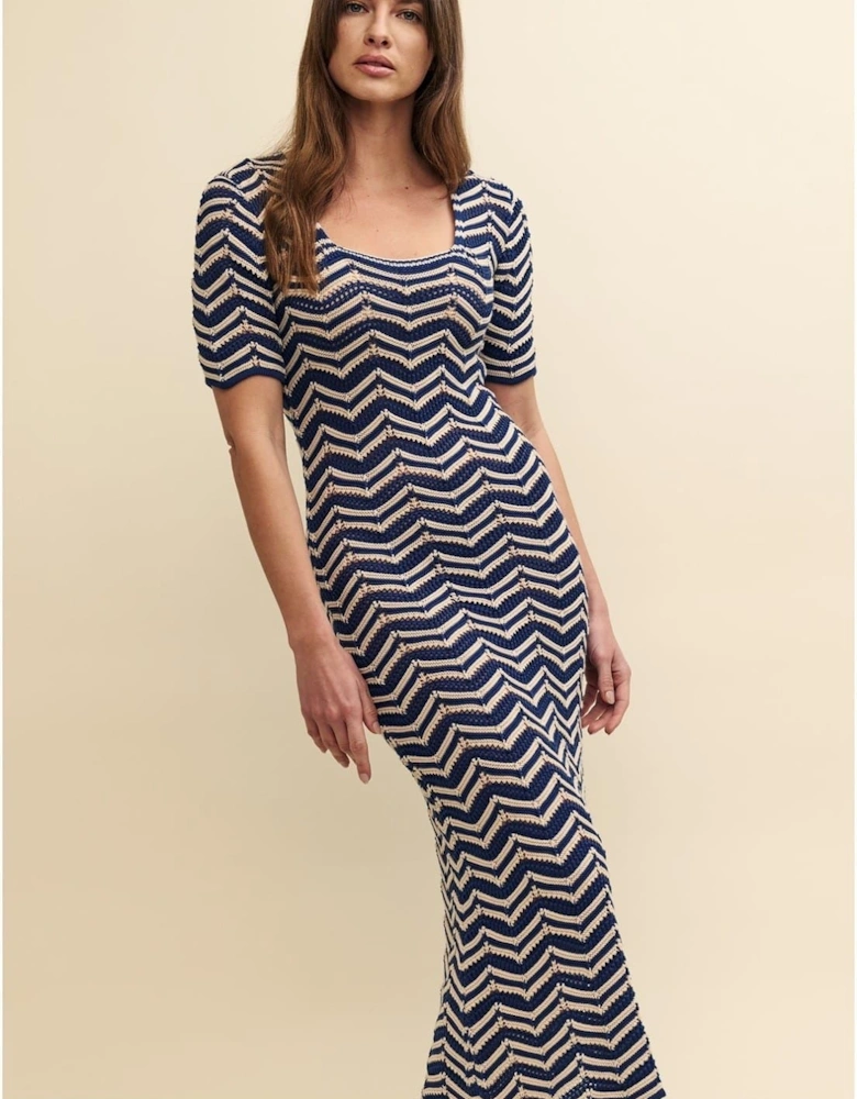 Ss Scoop Neck Midi T-Shirt Dress