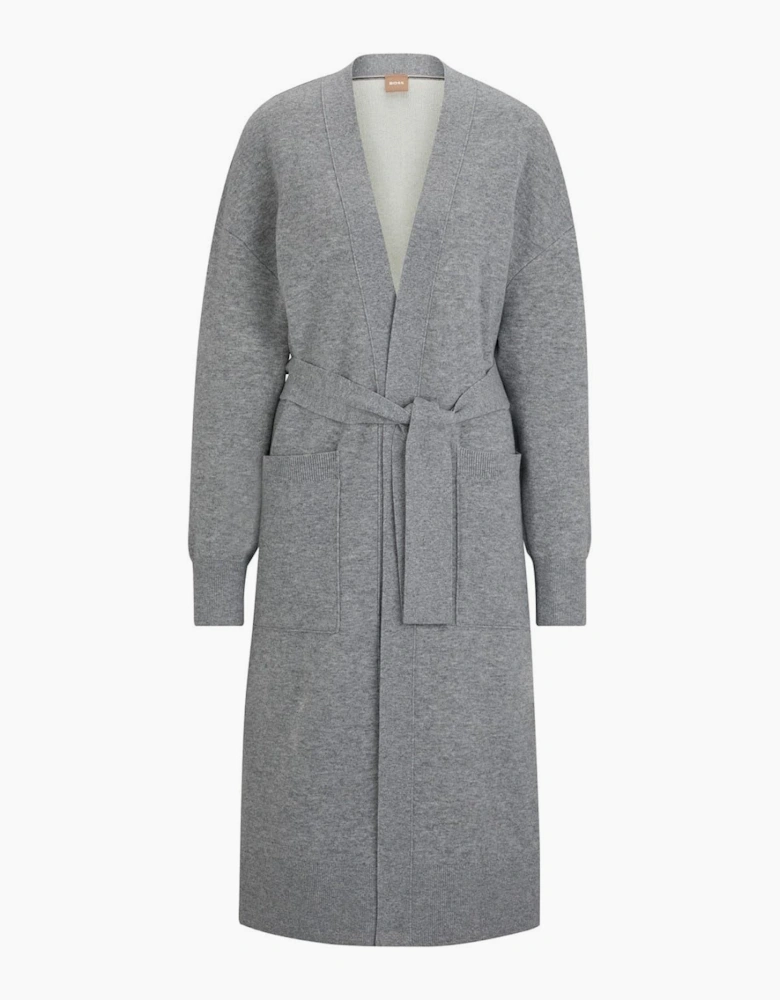 V-Neck Long Sleeve Dressing Gown