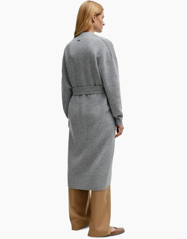 V-Neck Long Sleeve Dressing Gown
