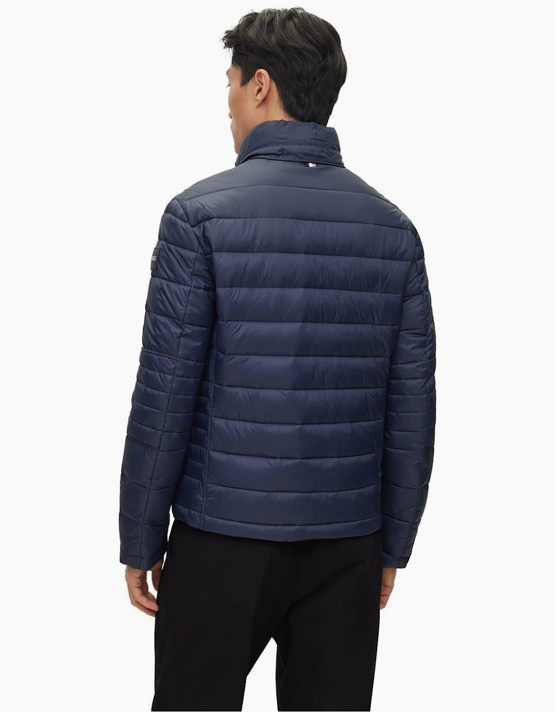 Solid Patterned Puffer Jacket