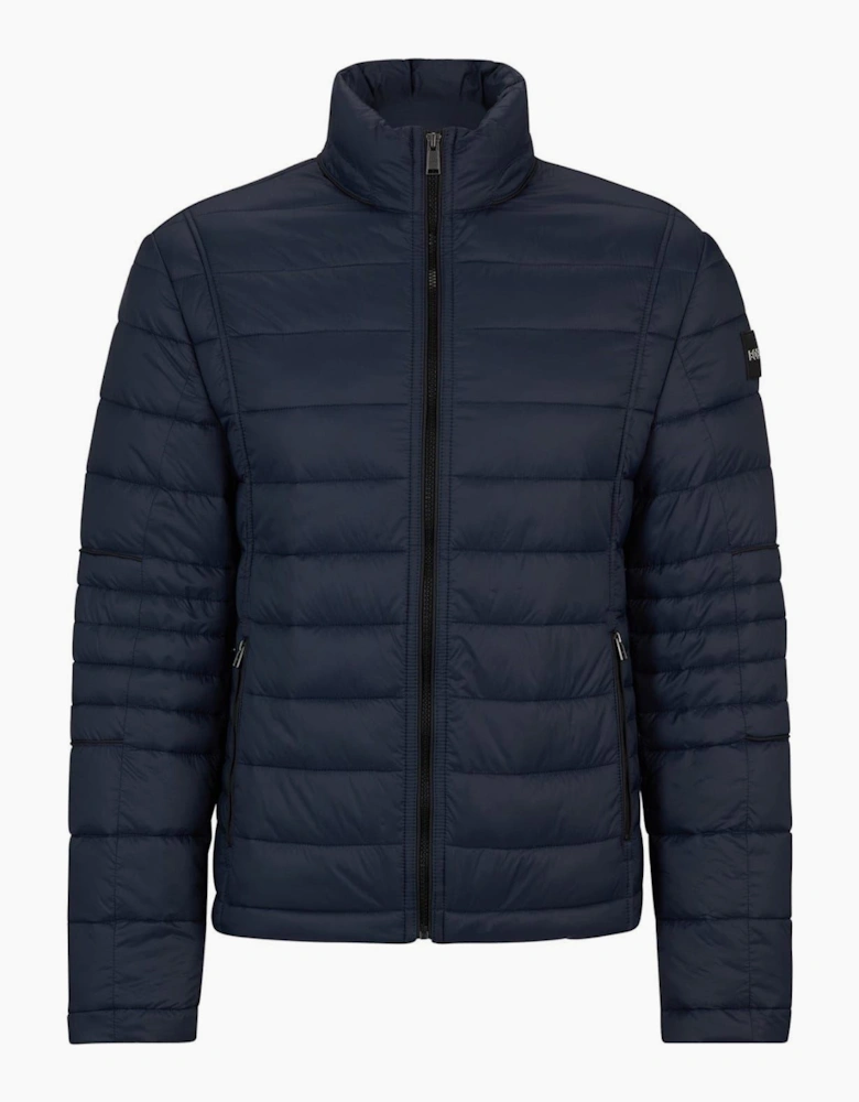 Solid Patterned Puffer Jacket