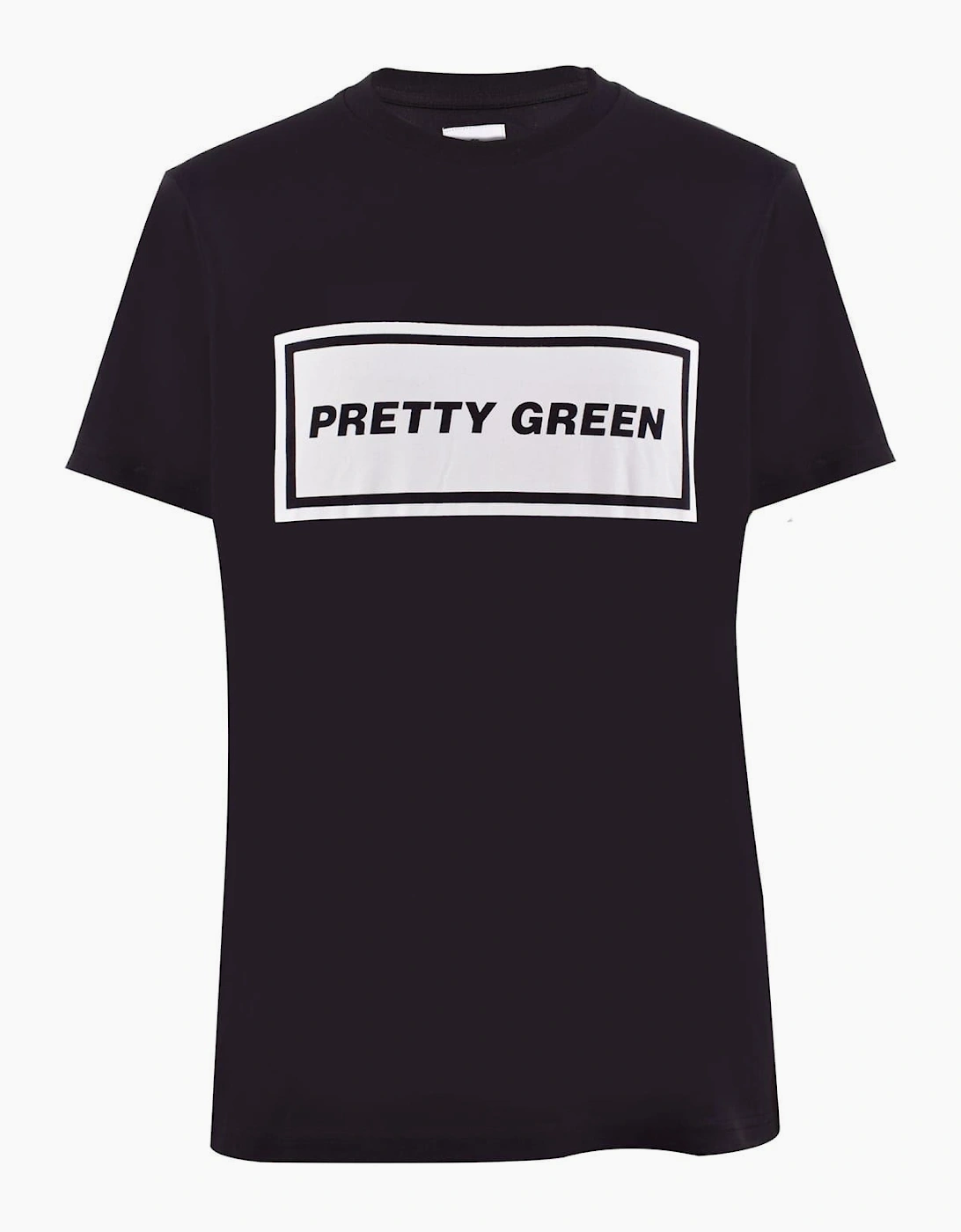 Pretty Green Men's Black Pg Text Logo Regular Fit T-Shirt in Size M, Sports Direct - Image 5
