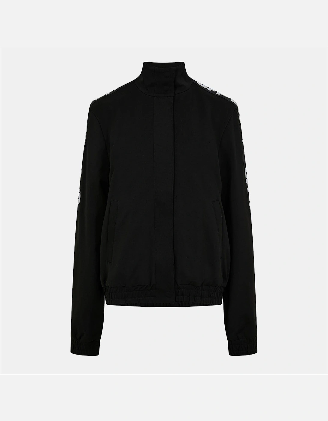 Regular Fit Funnel Neck Lettering Jacket, 2 of 1