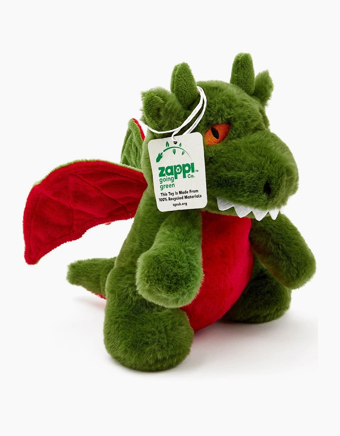 Co Dragon Green Soft Toy 21 Cm Eco