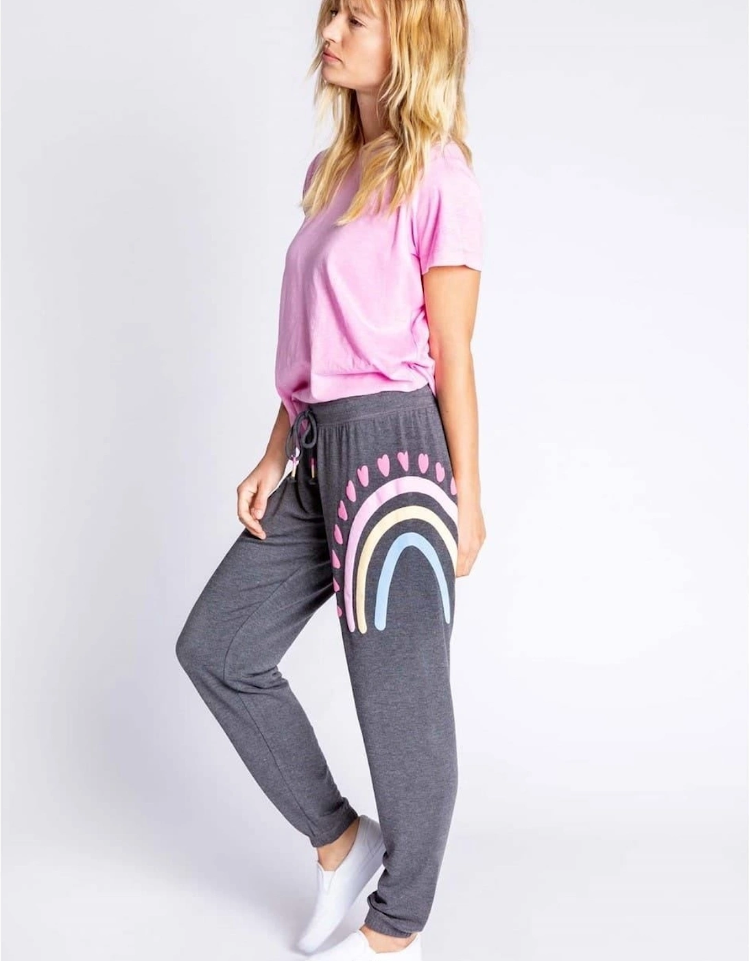 Pj Salvage Women's Grey Salvage Cuffed Pant - Size: 8