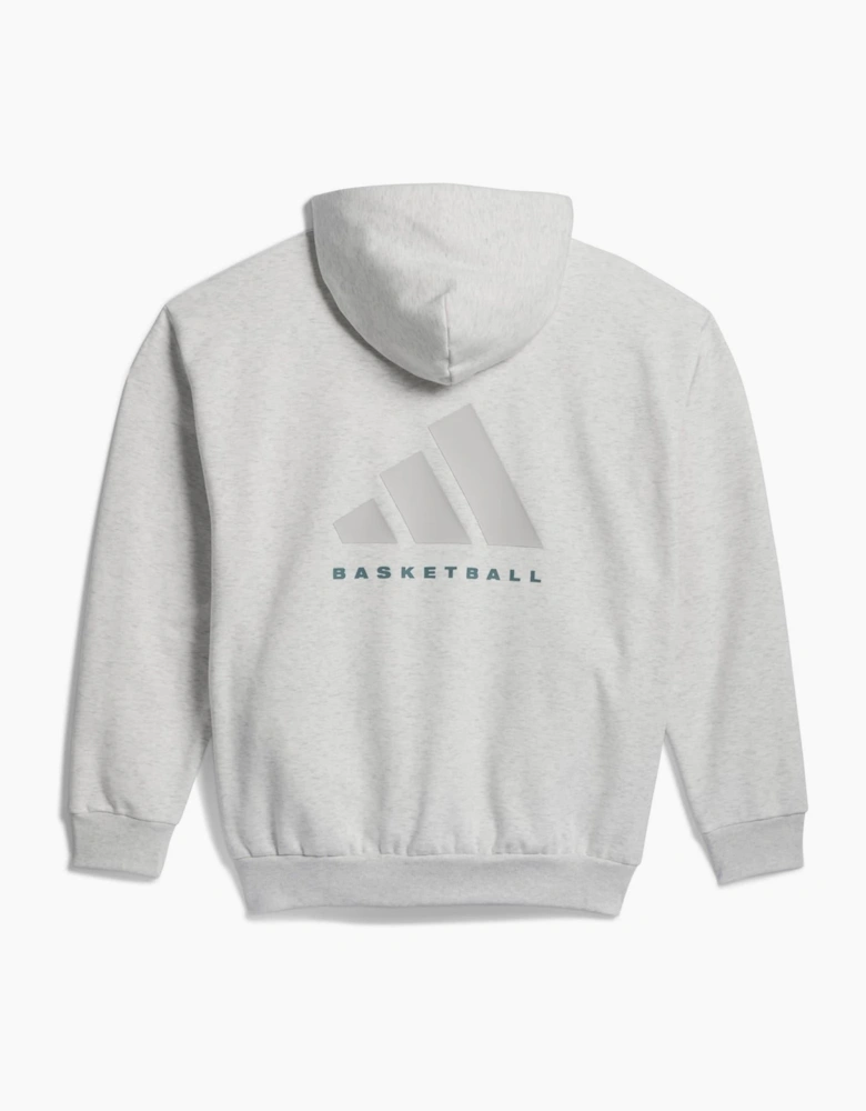 Printed Logo Relaxed Fit Drop Shoulder Long Sleeve Sweatshirt