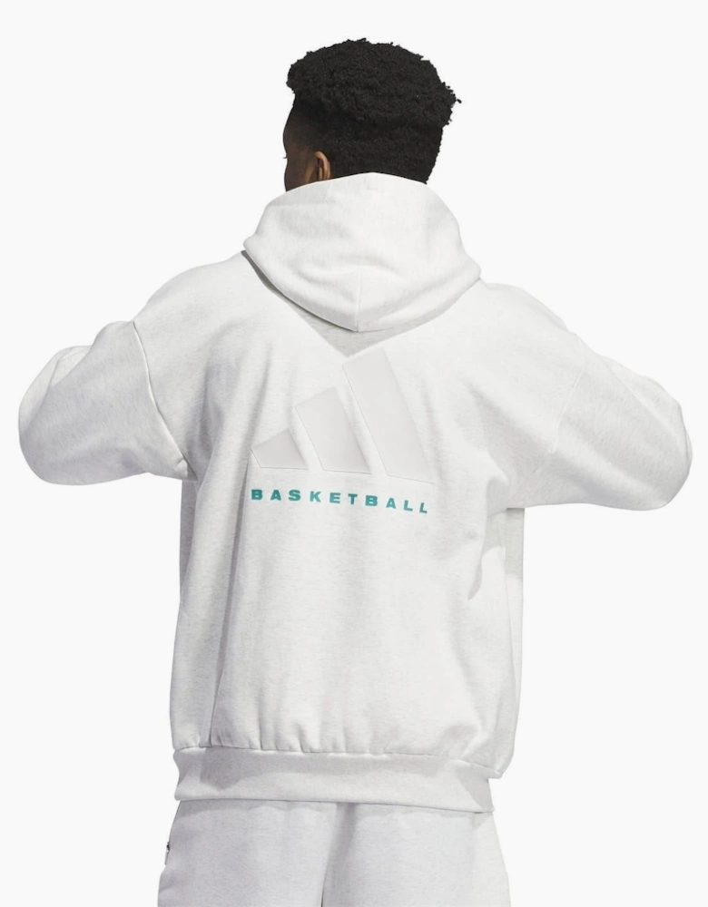 Printed Logo Relaxed Fit Drop Shoulder Long Sleeve Sweatshirt
