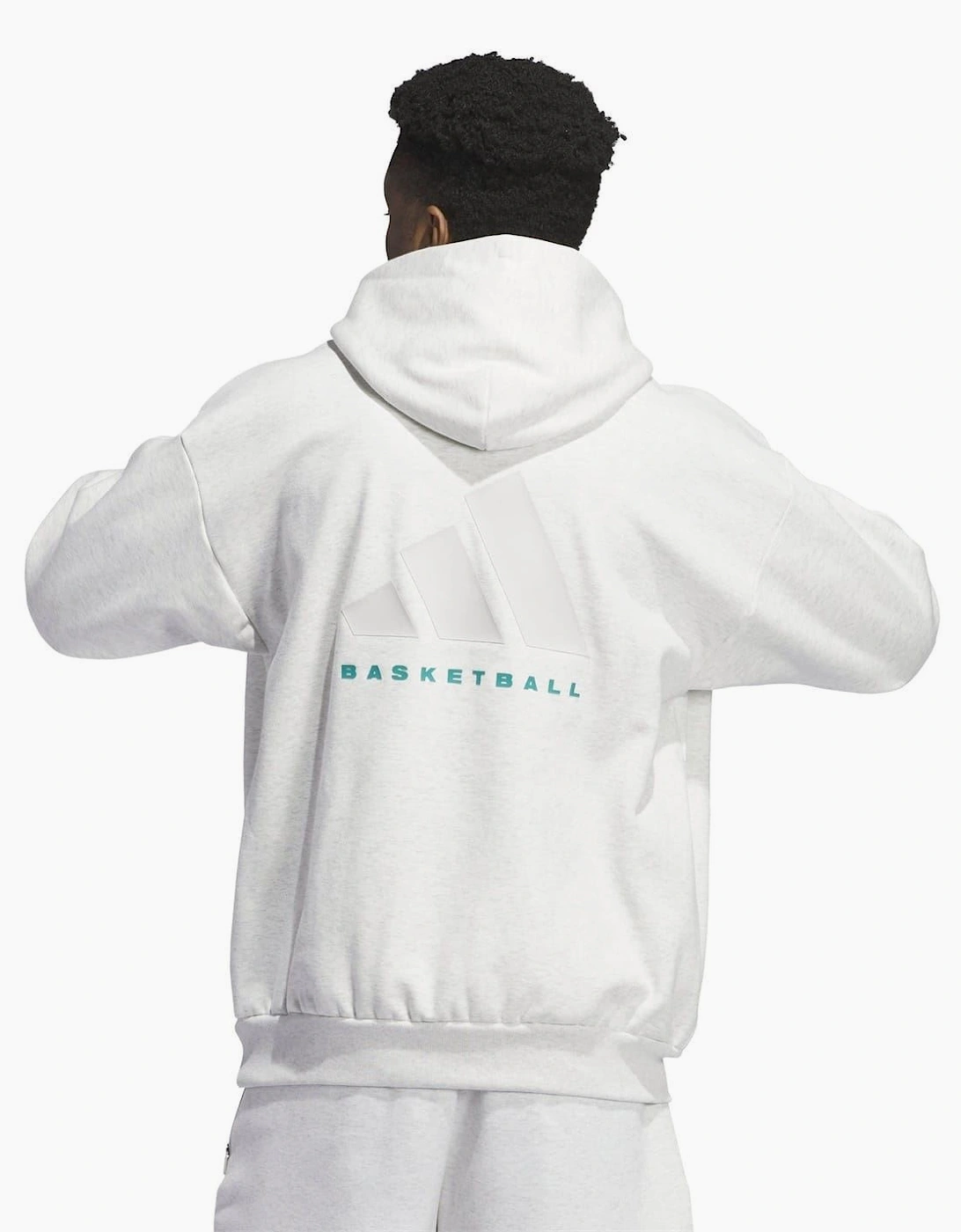 Printed Logo Relaxed Fit Drop Shoulder Long Sleeve Sweatshirt