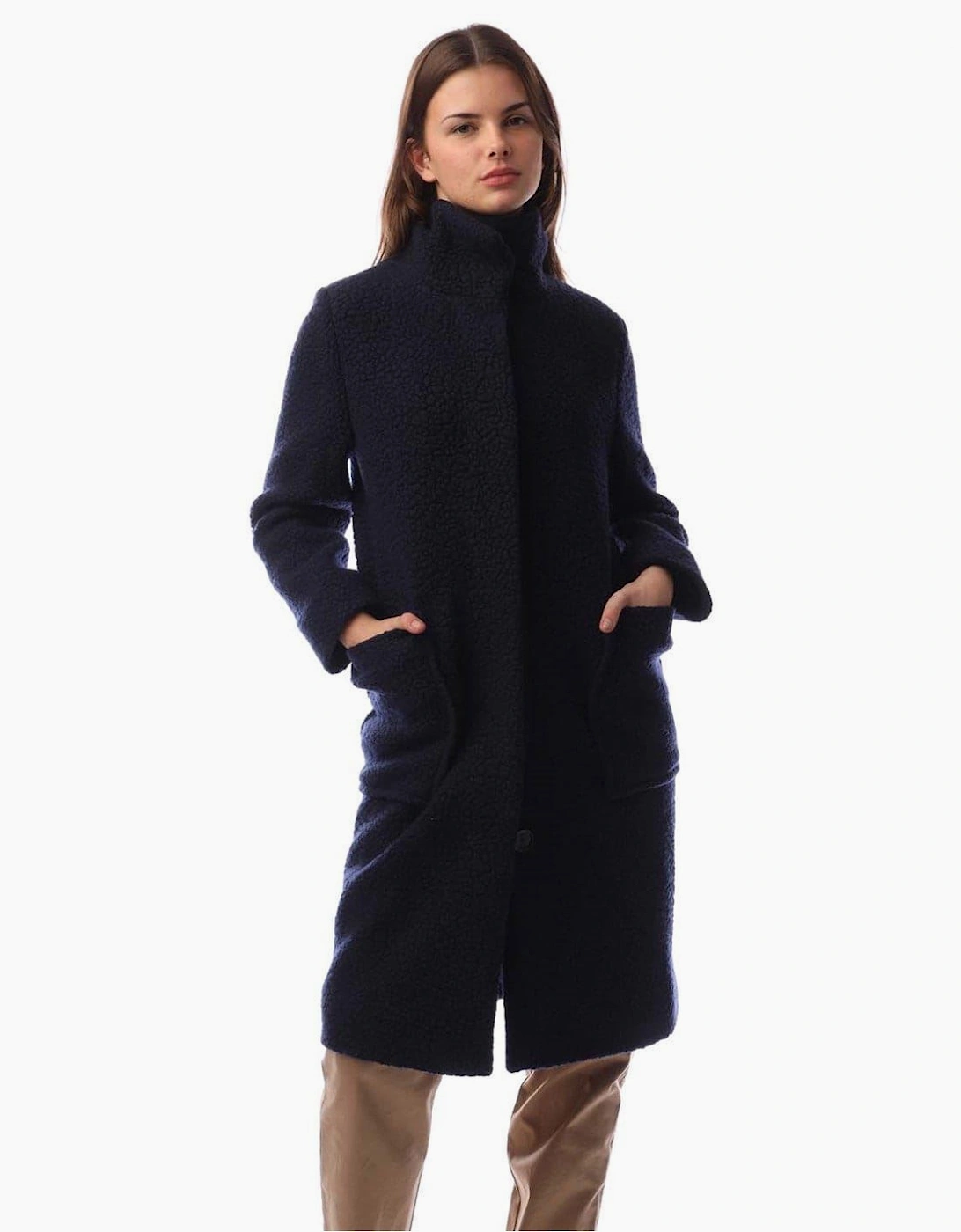 Solid Patterned Regular Fit Jacket with Pockets, 5 of 4