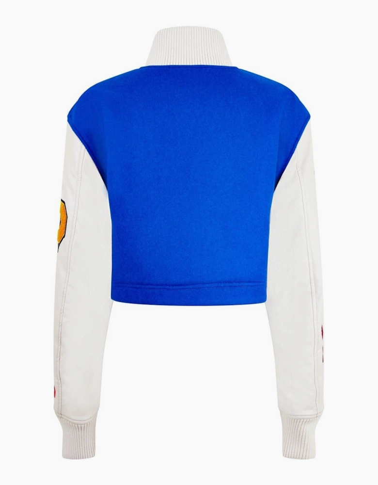 Varsity Rib Crew Neck Jacket