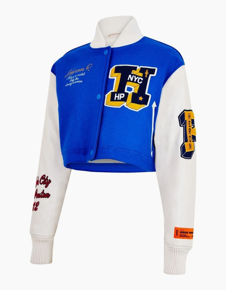 Varsity Rib Crew Neck Jacket