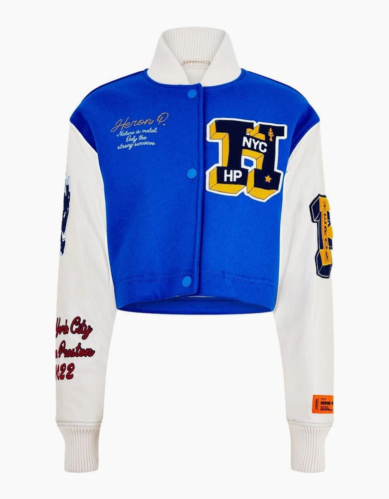 Varsity Rib Crew Neck Jacket