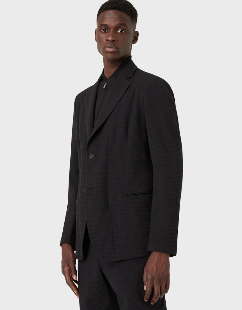Longer Length Notched Neck Blazer