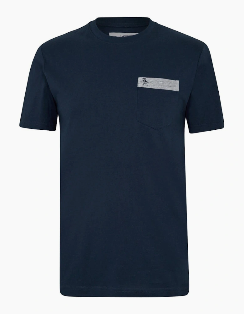 Regular Fit Crew Neck T-Shirt with Chest Pocket