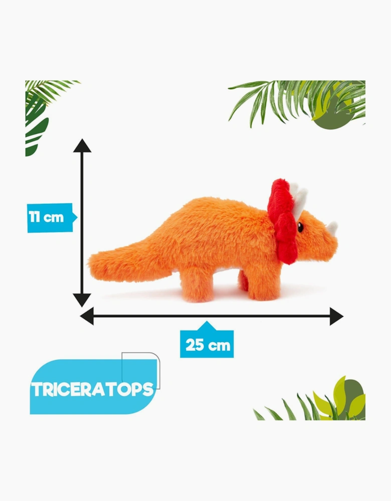 Co Triceratops Soft Toy 25 Cm Eco