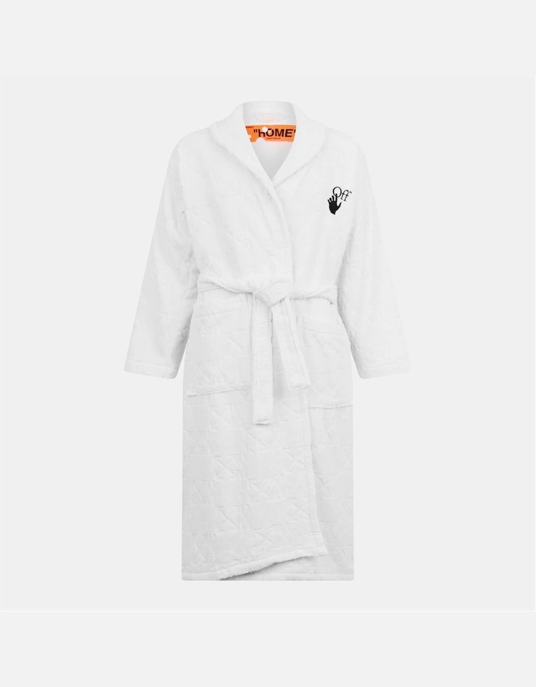 Shawl Neck Long Sleeve Robe