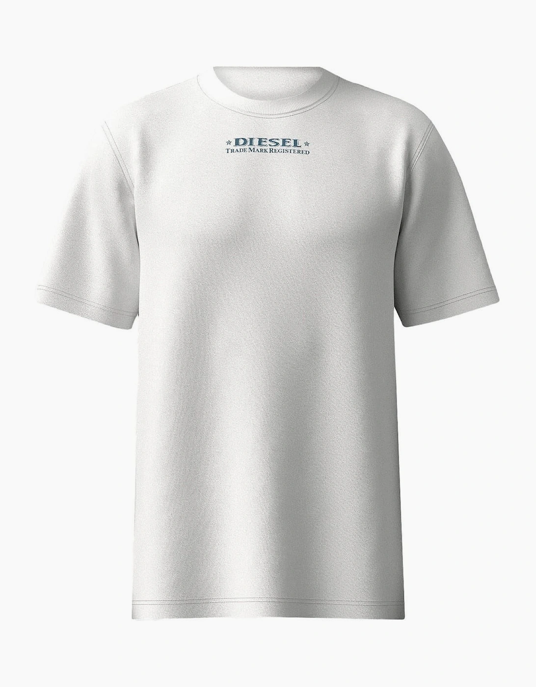 Upside Down Back Print Regular Fit T-Shirt