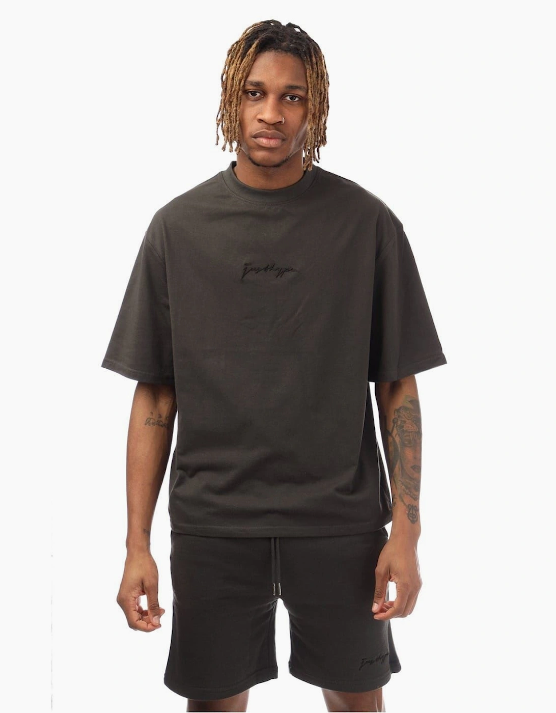 Oversize Fit Signature Print T-Shirt
