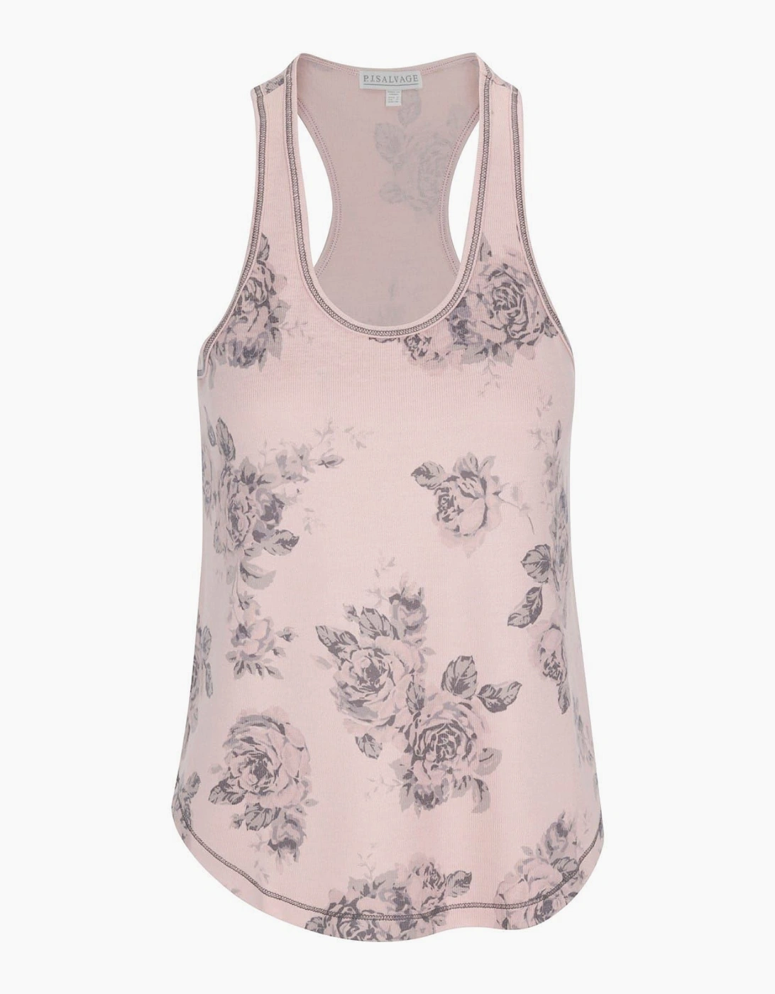 Pj Salvage Women's Pink Salvage Scoop Neck Tank - Size: 10