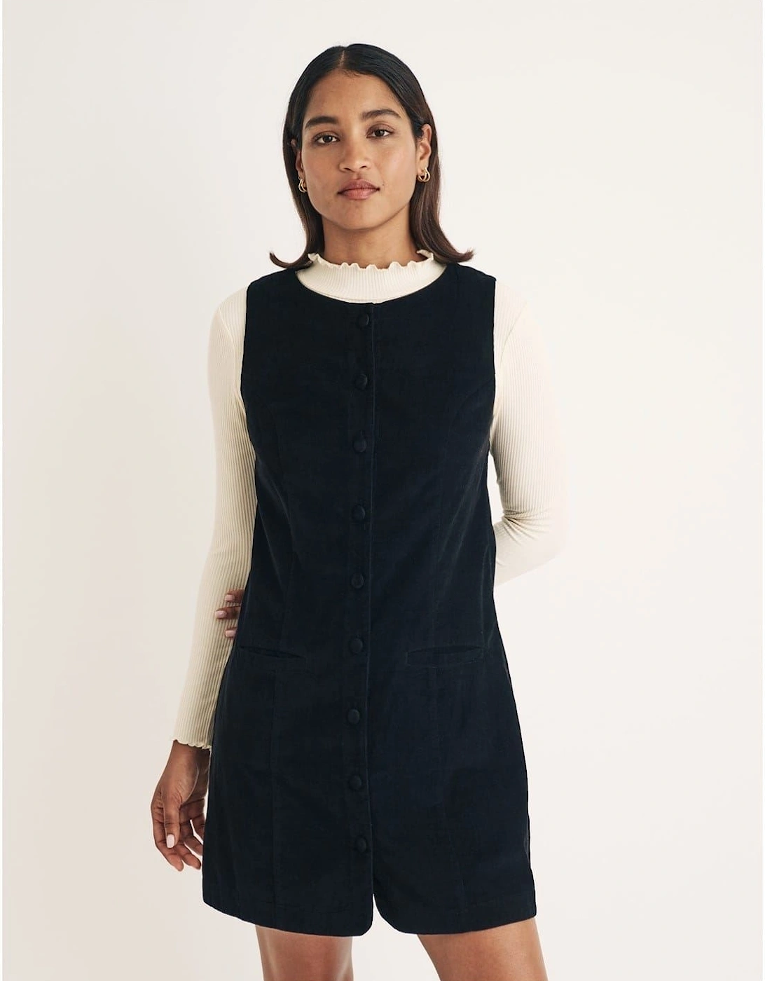 Ned Crew Neck Mini A-Line Dress